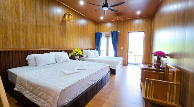 Deluxe family ( 2 giường 1m6 – view hồ )